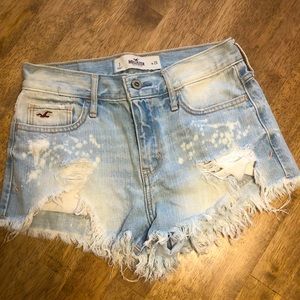 Hollister distressed festival jean shorts